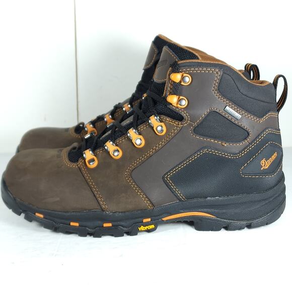 Danner Men’s Vicious 4.5” US8,5D Gore-Tex Brown Leather Plain Toe Work Boots - Picture 2 of 16